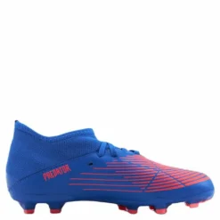 adidas Predator Edge.3 Firm Ground Boots Hi-Res Blue / Turbo / Hi-Res Blue Blå Hot