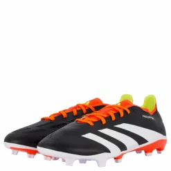 adidas Predator League Firm Ground Football Boots Core Black / Cloud White / Solar Red Svart och Vit Hot