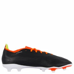 adidas Predator League Firm Ground Football Boots Core Black / Cloud White / Solar Red Svart och Vit Hot