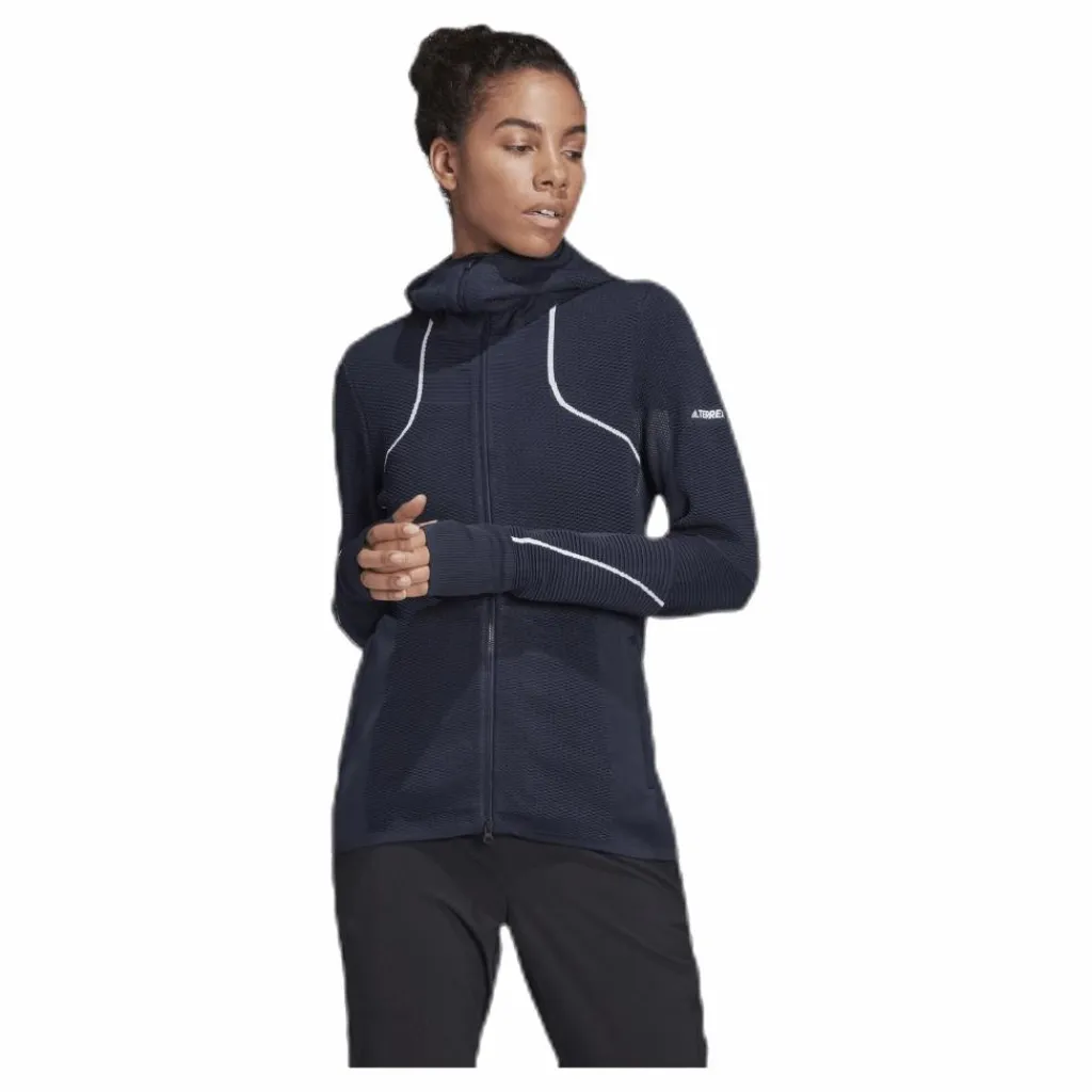 adidas Primeknit Midlayer Jackets Blue Blå Outlet