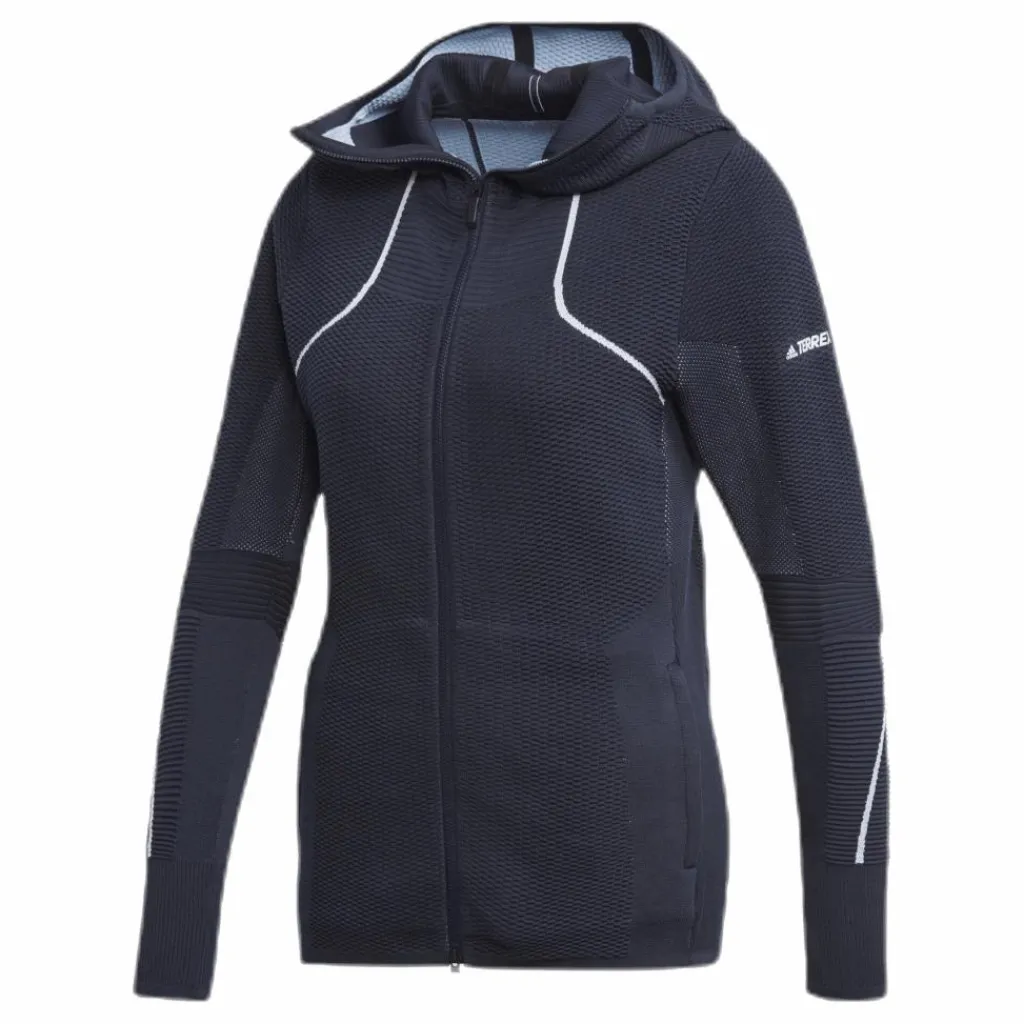 adidas Primeknit Midlayer Jackets Blue Blå Outlet