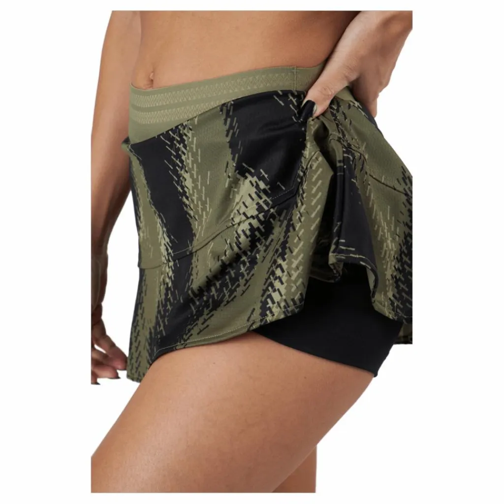adidas Tennis Printed Match Skirt P.blue 000/brown Svart Discount