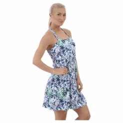 Pristine Dress Patterned/White*Prana Outlet
