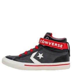 Converse Pro Blaze Strap Hi Junior Black/Red Svart och Röd Discount