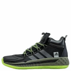 adidas Pro Boost Mid Shoes Core Black / Cloud White / Legacy Green Grön och Svart New