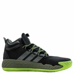 adidas Pro Boost Mid Shoes Core Black / Cloud White / Legacy Green Grön och Svart New