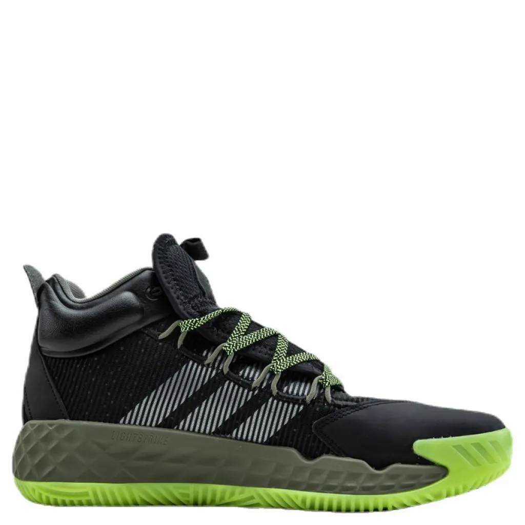 adidas Pro Boost Mid Shoes Core Black / Cloud White / Legacy Green Grön och Svart New