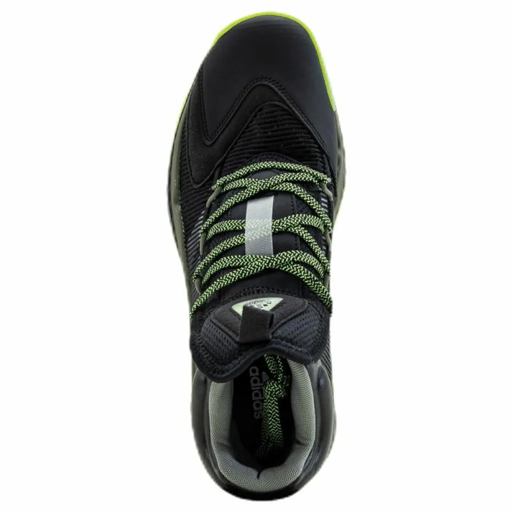 adidas Pro Boost Mid Shoes Core Black / Cloud White / Legacy Green Grön och Svart New