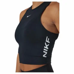 Nike Pro Dri-fit Women’s Cropped Gr Black/white Svart Clearance