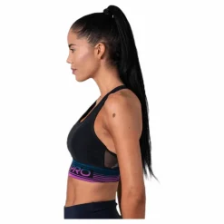 Pro Medium Pad Mesh Bra Black*Nike Outlet