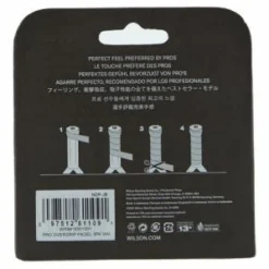 Wilson Pro Overgrip Padel 3pk White Silver New