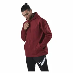 Nike Pro PO Hoodie 2.0 Patterned Röd Outlet