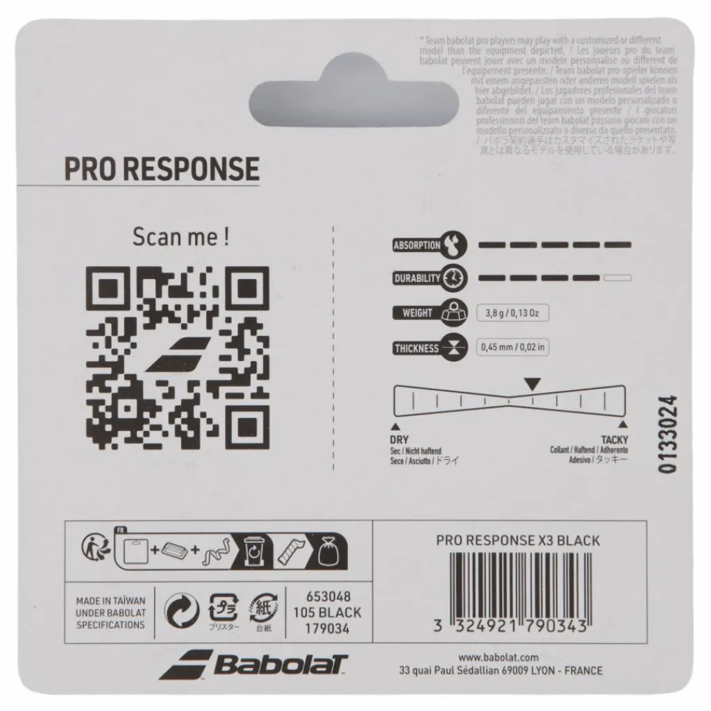Babolat Pro Response X 3 Black Flerfärgad Clearance