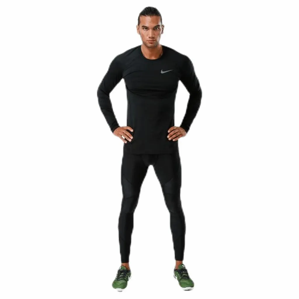 Nike Pro Therma Top LS Black Svart Discount