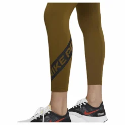 Nike Pro Tight 7/8 Trompe L Black/Green Brun Outlet