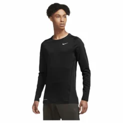 Pro Warm LS Top White/Black*Nike Hot