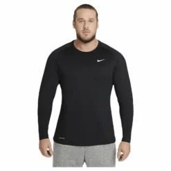 Pro Warm LS Top White/Black*Nike Hot