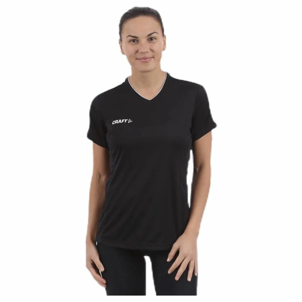 Craft Progress Practise Tee W White/Black Vit och Svart