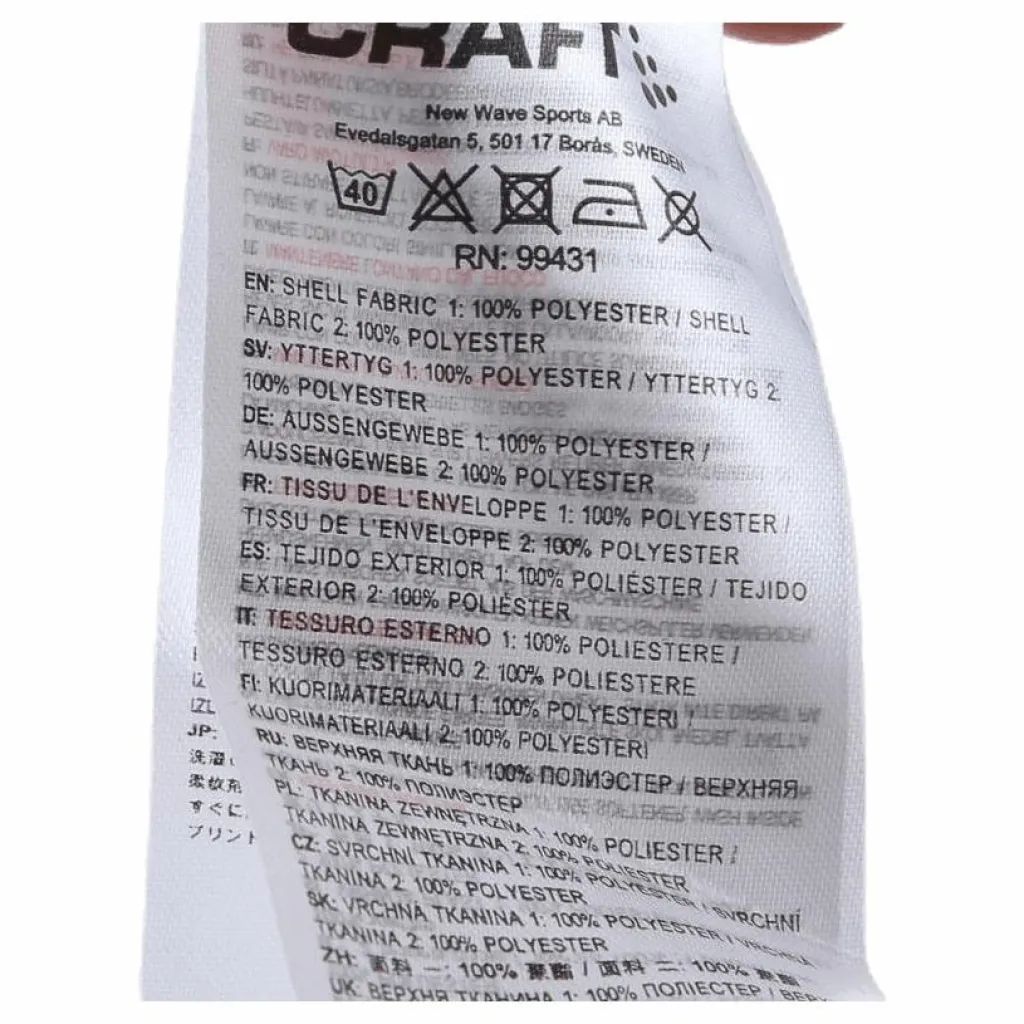 Craft Progress Practise Tee W White/Black Vit och Svart