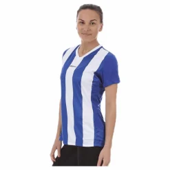 Craft Progress Stripe Jersey W Blue/White Blå och Vit Outlet