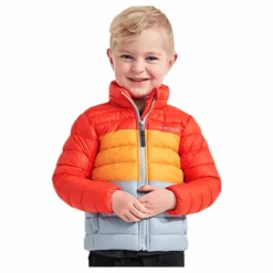 Puff Jacket Orange/Blue/Yellow*Didriksons Best