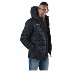 Puffer Hood Jacket Black*Kempa Online