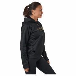 Fit Tech Knit Po Hoodie Black-metallic Gold*Puma Discount