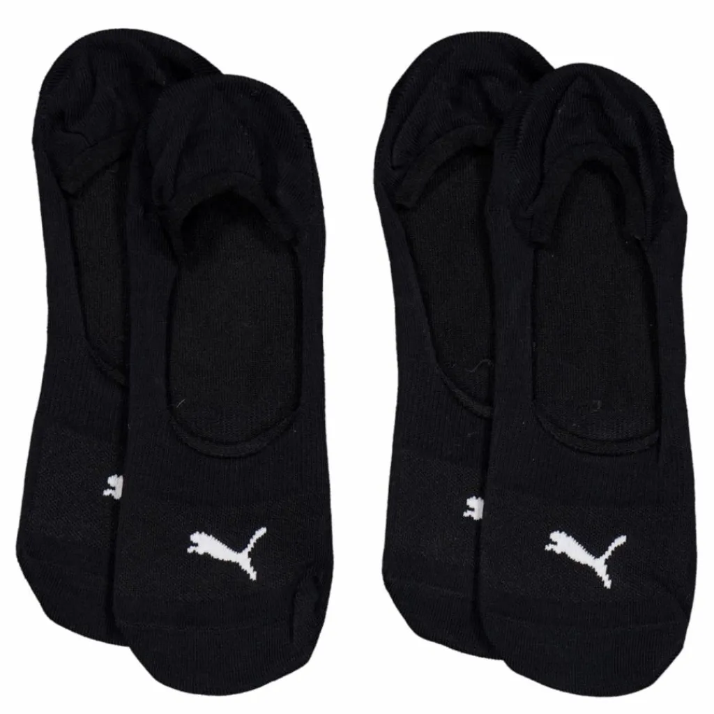 Puma Footie 2p Unisex Black Svart Clearance