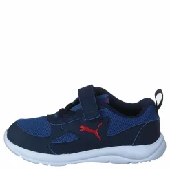 Puma Fun Racer Ac Inf Bright Cobalt-high Risk Red Blå Outlet