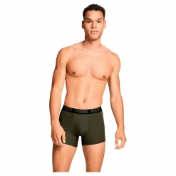 Puma Men Everyday Basic Boxer Forest Night Tonal Svart Discount