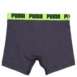Puma Men Everyday Basic Boxer  Dark Grey Melange / Yellow Grå Clearance