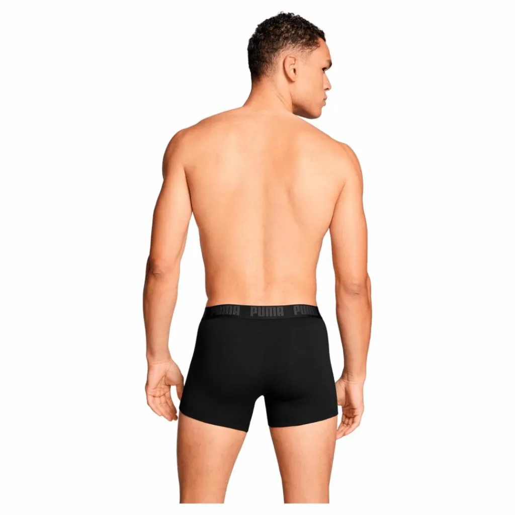 Puma Men Everyday Basic Boxer Black / Phantom Svart Sale