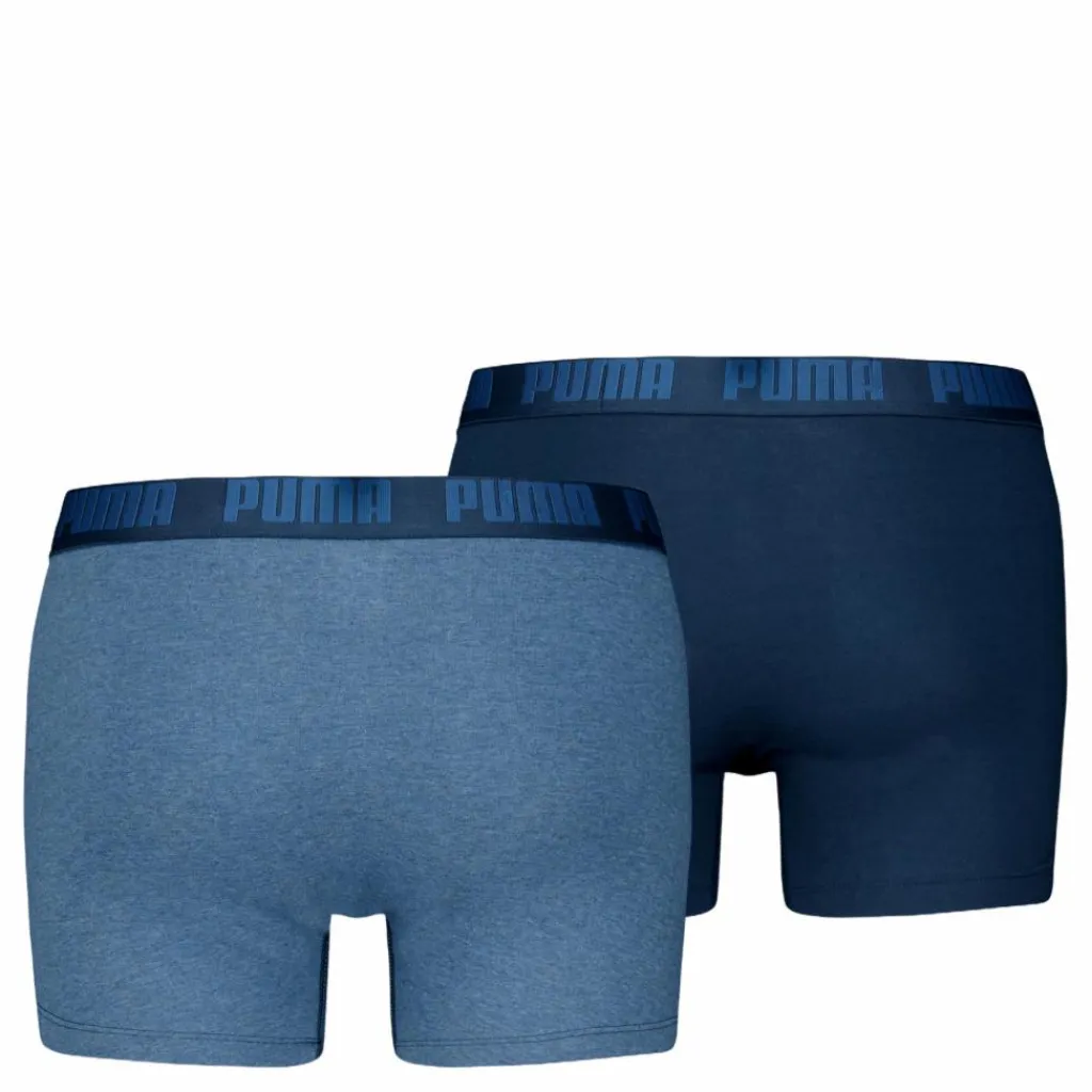 Puma Men Everyday Basic Boxer Denim Blå Outlet