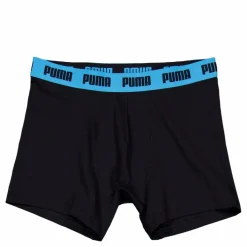 Puma Men Everyday Boxer 3p Black Pop Svart Outlet