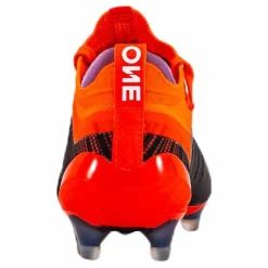 Puma One 5.1 FG/AG Junior Black/Red Orange New