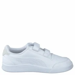 Shuffle V Ps White-grayviolet-teamgold*Puma Sale