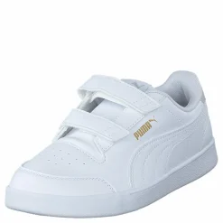 Shuffle V Ps White-grayviolet-teamgold*Puma Sale