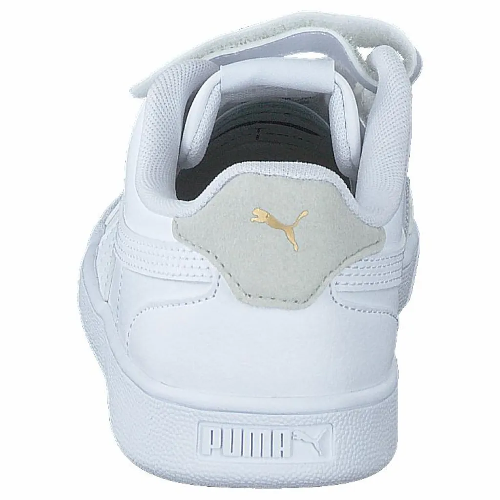 Shuffle V Ps White-grayviolet-teamgold*Puma Sale