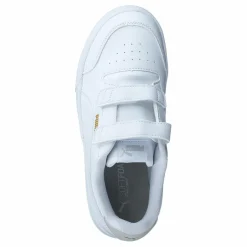 Shuffle V Ps White-grayviolet-teamgold*Puma Sale