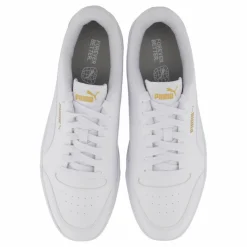 Puma Shuffle White-white-teamgold Guld och Vit Discount