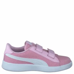 Puma Smash V2 Glitz Glam V Ps Pearl Pink- White Rosa Best