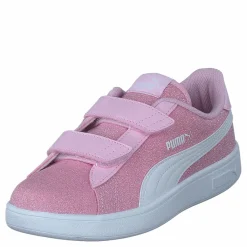 Puma Smash V2 Glitz Glam V Ps Pearl Pink- White Rosa Best