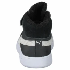 Puma Smash V2 Mid L Fur V Ps Black- White Svart Sale
