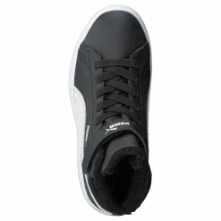 Puma Smash V2 Mid L Fur V Ps Black- White Svart Sale