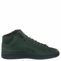 Puma Smash V2 Mid Wtr L Dark Green/Black Svart Hot