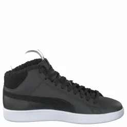 Puma Smash V2 Mid Wtr L Black-dark Shadow- White Svart Discount