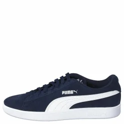 Puma Smash V2 Peacoat- White Blå New