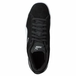 Puma Smash V2 Black- White-silver Svart Clearance