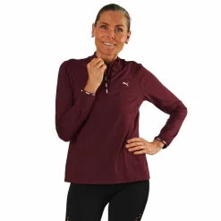 Puma Strong 1/4 Zip Aubergine Lila Discount