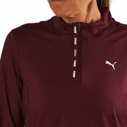 Puma Strong 1/4 Zip Aubergine Lila Discount